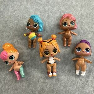 Lot of 5 LOL Surprise Dolls No Accessories